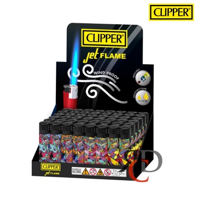 CLIPPER LIGHTER JET FLAME 48CT/ DISPLAY - NICE TRIP